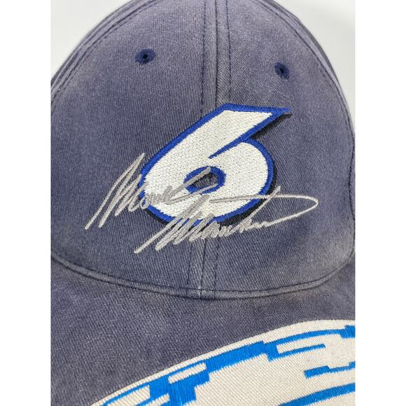 Mark Martin #6 Hat One Size Adjustable Blue Signature NASCAR Racing - Picture 8 of 11